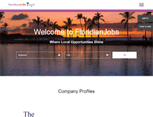 Tablet Screenshot of floridianjobs.com